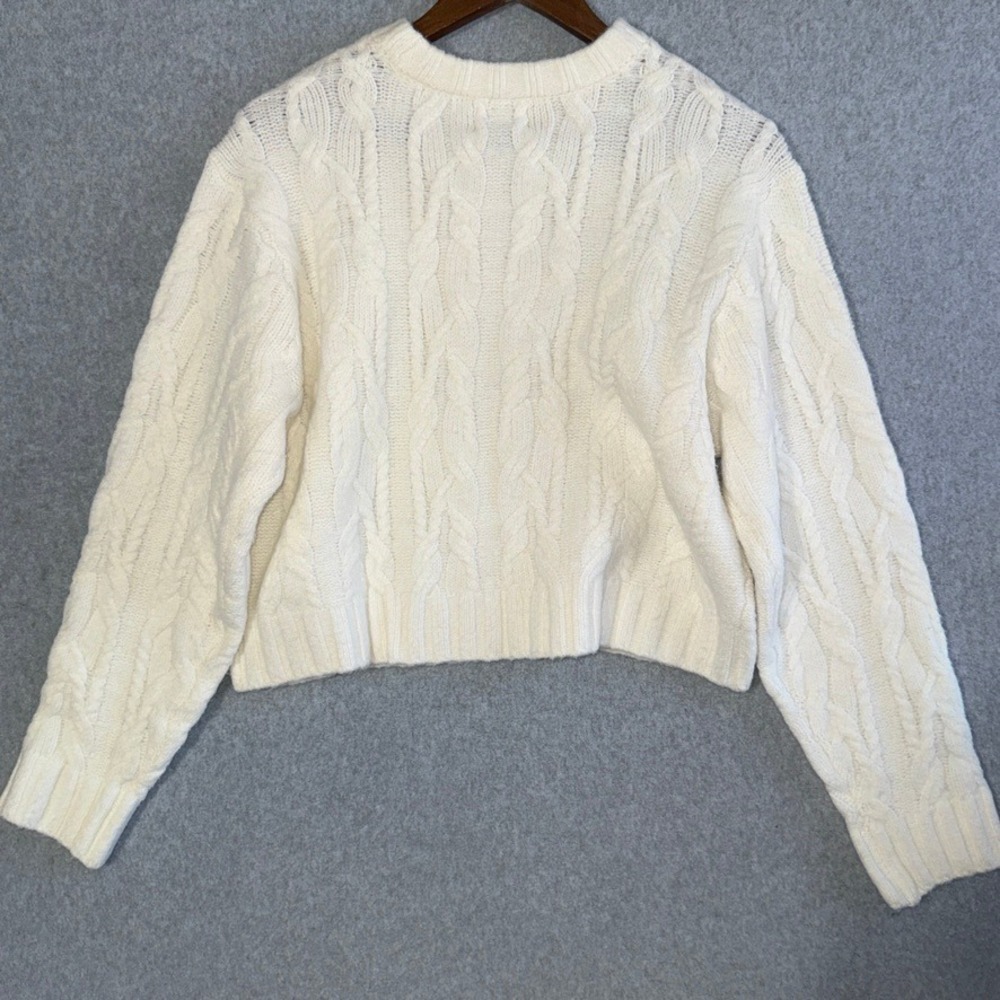 Universal Thread Cable Knit Sweater Coquette Smal… - image 8